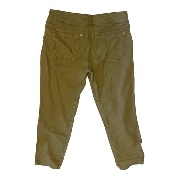 Anthropologie Pilcro The Wanderer pants Low Rise Utility Green Khaki Sz 28 - Picture 5 of 8